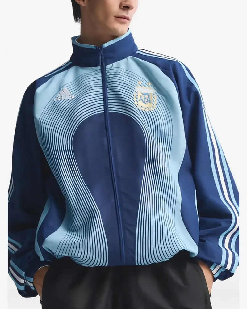 adidas Sweatshirt mit Logo-Print - Blau Blau