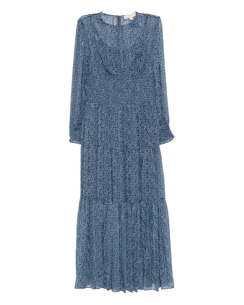 Michael Kors Georgette maxi dress - Blau Blau