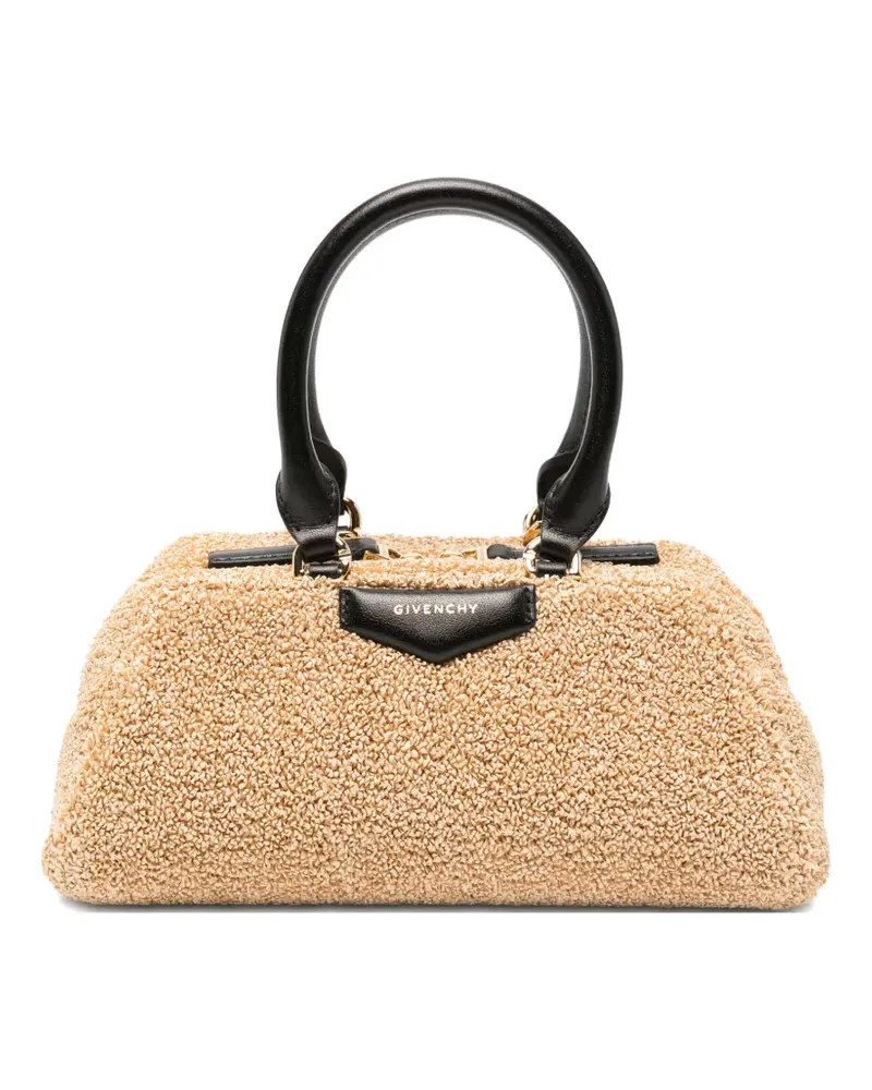 Givenchy mini Antigona zip-up shoulder bag - Nude Nude