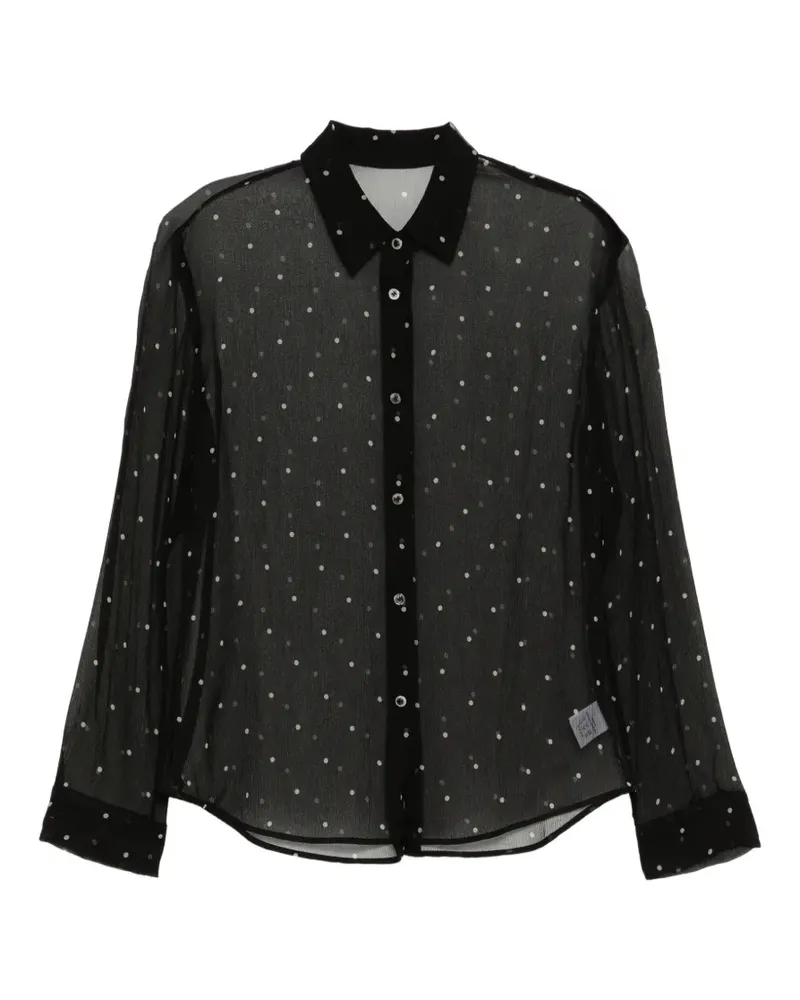 JNBY Hemd mit Polka Dots - Schwarz Schwarz