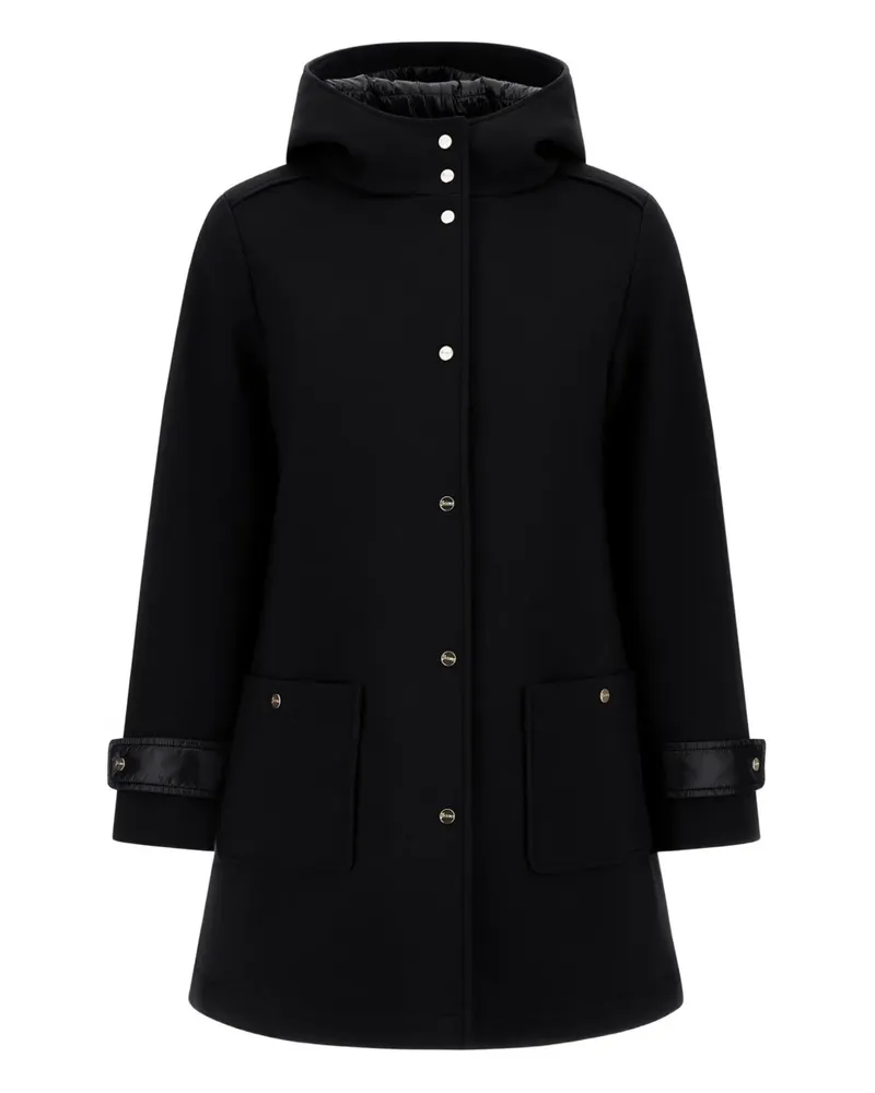 Herno Kapuzenmantel mit aufgesetzten Taschen - Schwarz Schwarz