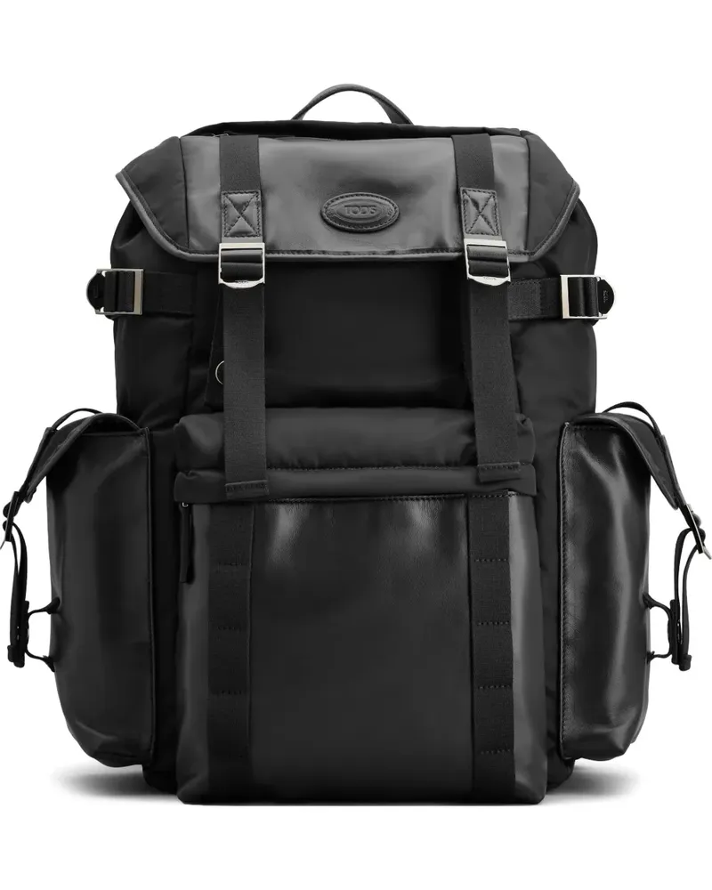 TOD'S Rucksack aus Leder - Schwarz Schwarz