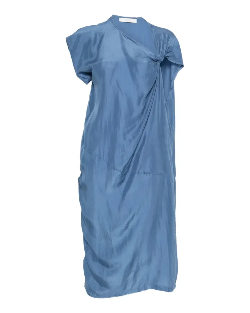 TELA Ulisse knot midi dress - Blau Blau