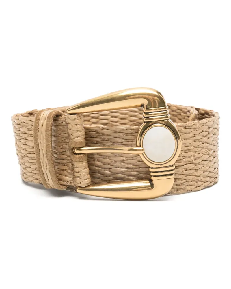 Etro buckle belt - Nude Nude