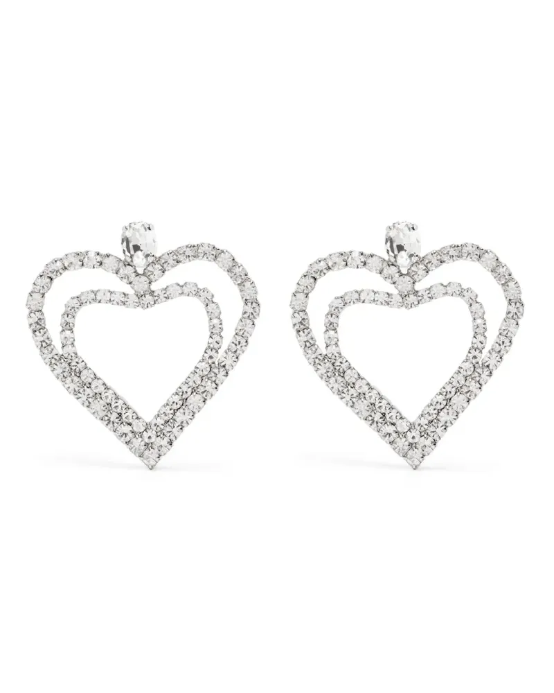 Blumarine Hängeohrringe mit Herzform - Silber Silber