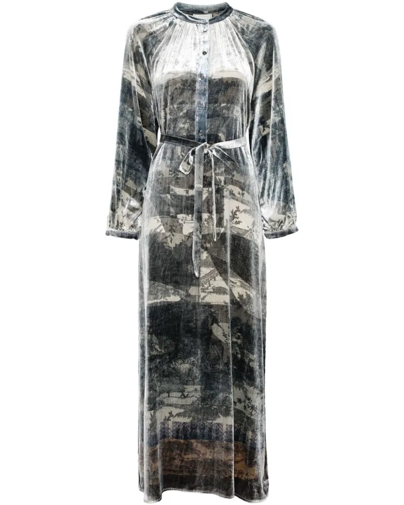 Pierre-Louis Mascia Kanpur Maxikleid - Grau Grau
