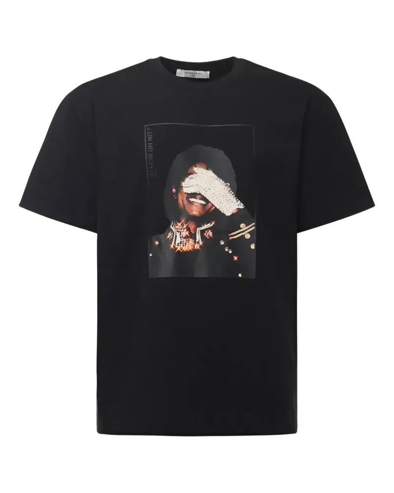IH NOM UH NIT Michael Print graphic T-shirt - Schwarz Schwarz