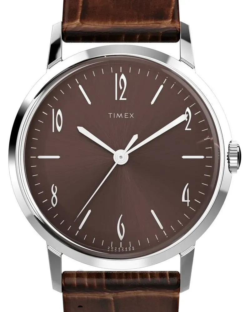 Timex Marlin Handwind Armbanduhr 34mm - Braun Braun