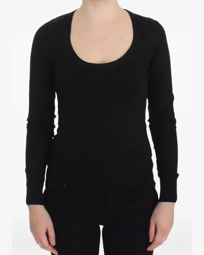 Dolce & Gabbana Pullover mit rundem Ausschnitt - Schwarz Schwarz