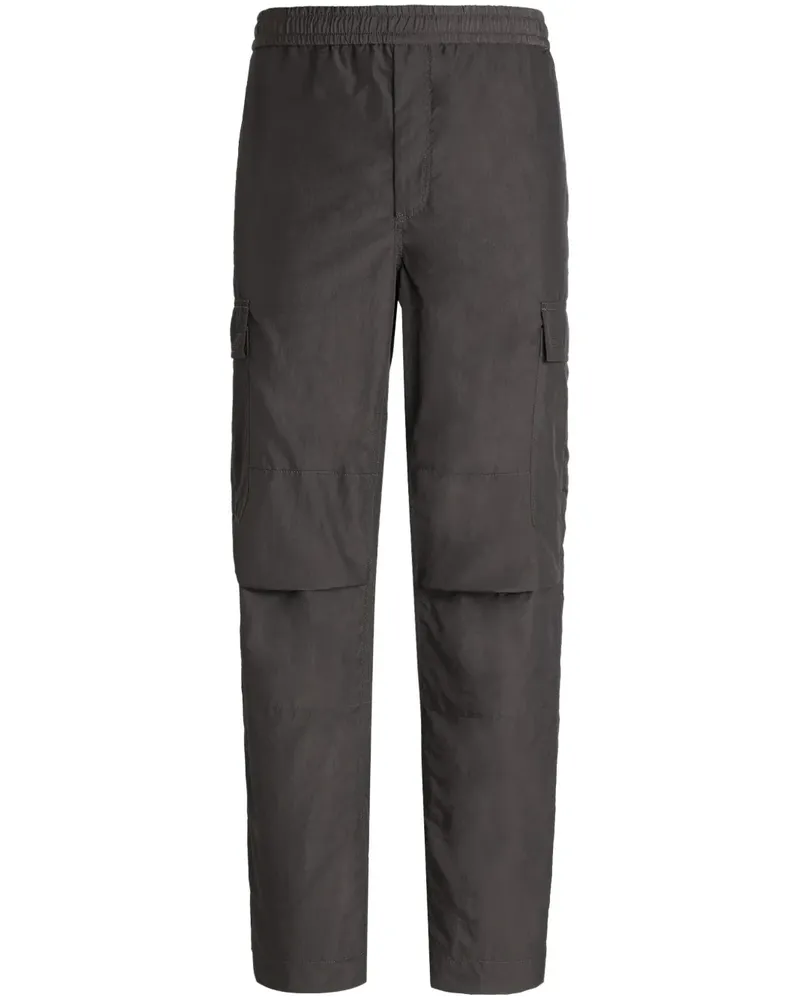 Dolce & Gabbana Cargohose mit Logo-Schild - Grau Grau