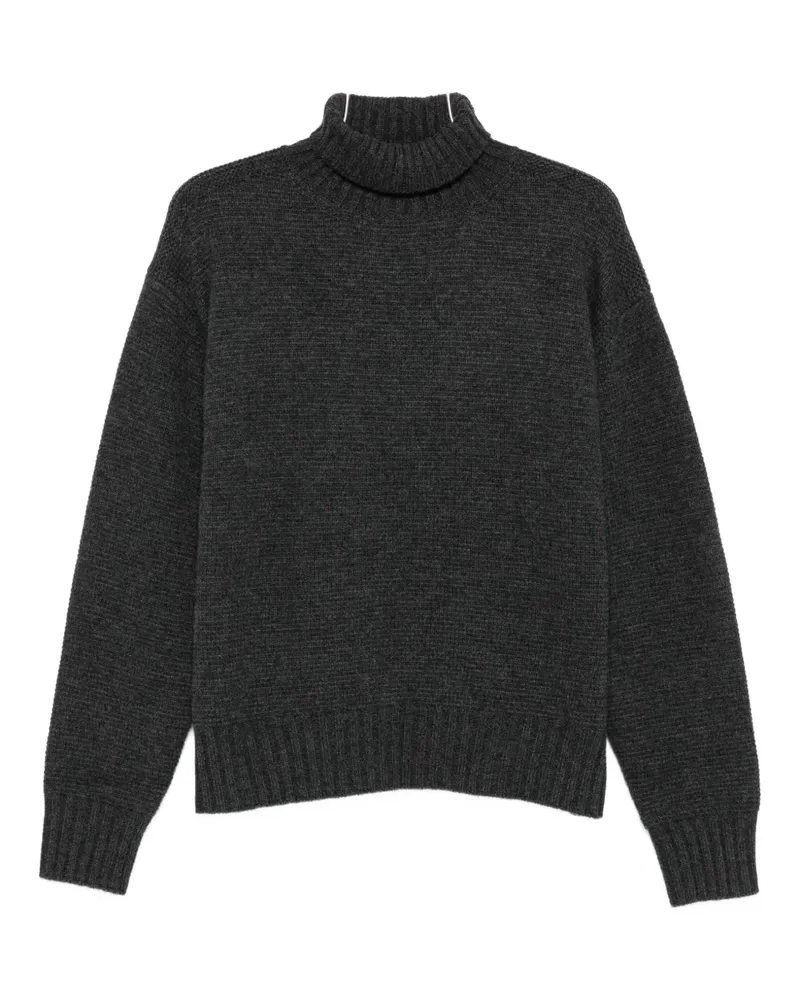 Taiga Takahashi roll-neck knitted sweater - Schwarz Schwarz