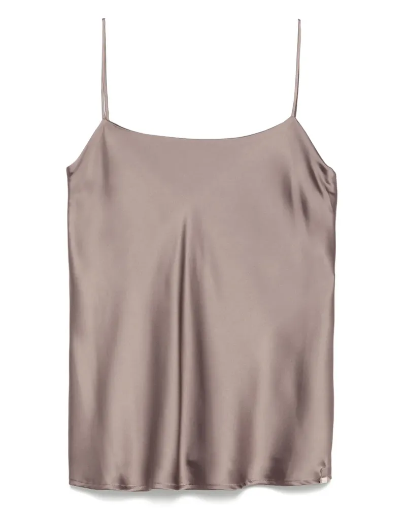 Herno Top in Satinoptik - Braun Braun