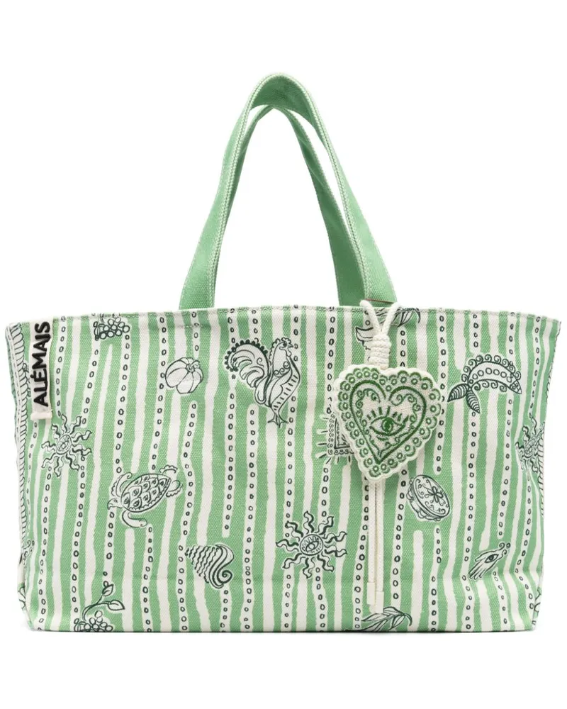 ALEMAIS Lula Strandtasche - Grün Grün