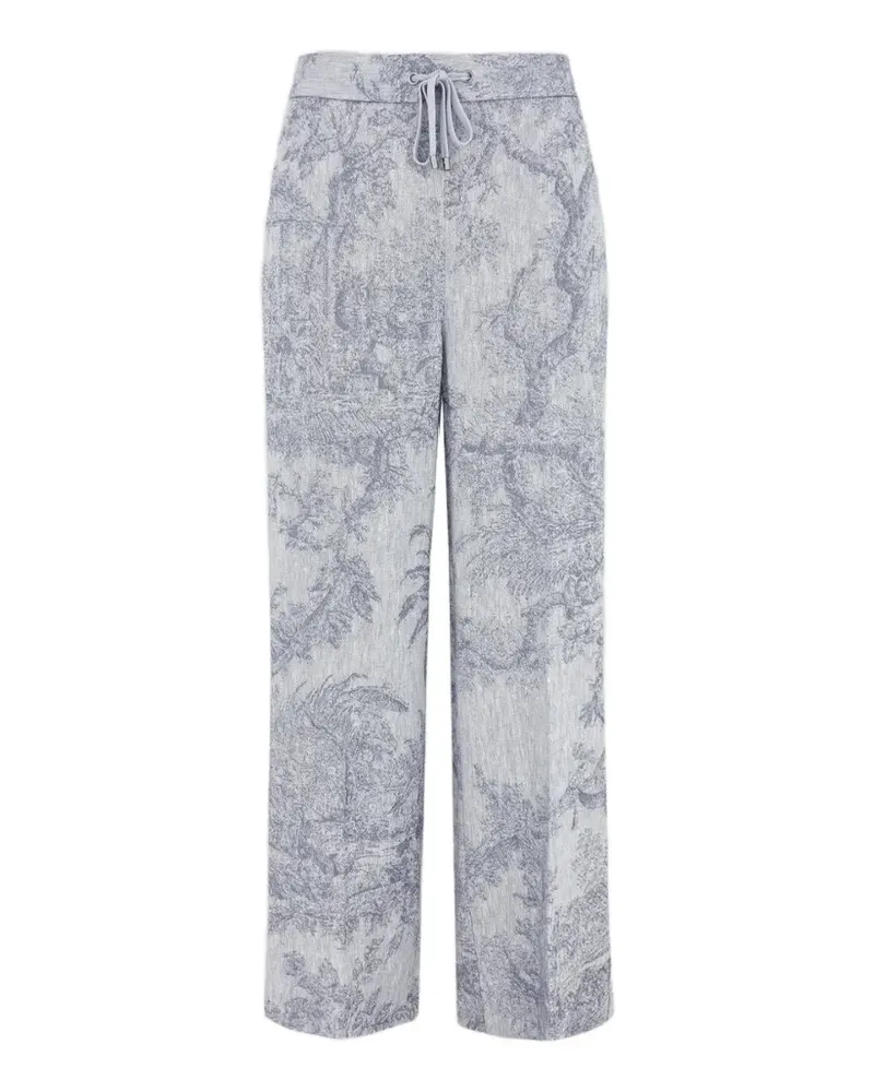 Lorena Antoniazzi Hose mit Kordelzug - Grau Grau