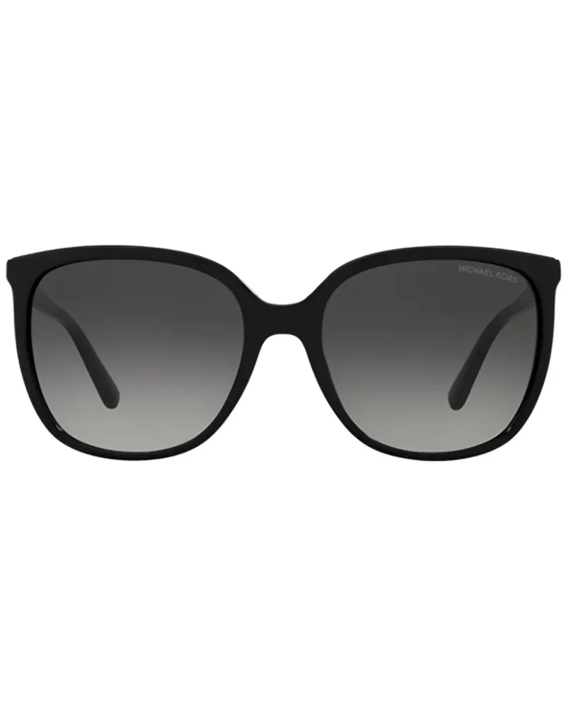 Michael Kors Eckige Anaheim Sonnenbrille - Schwarz Schwarz
