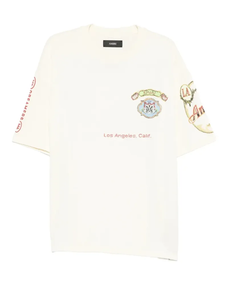 Amiri Vista HJ Skate short-sleeved T-shirt - Nude Nude