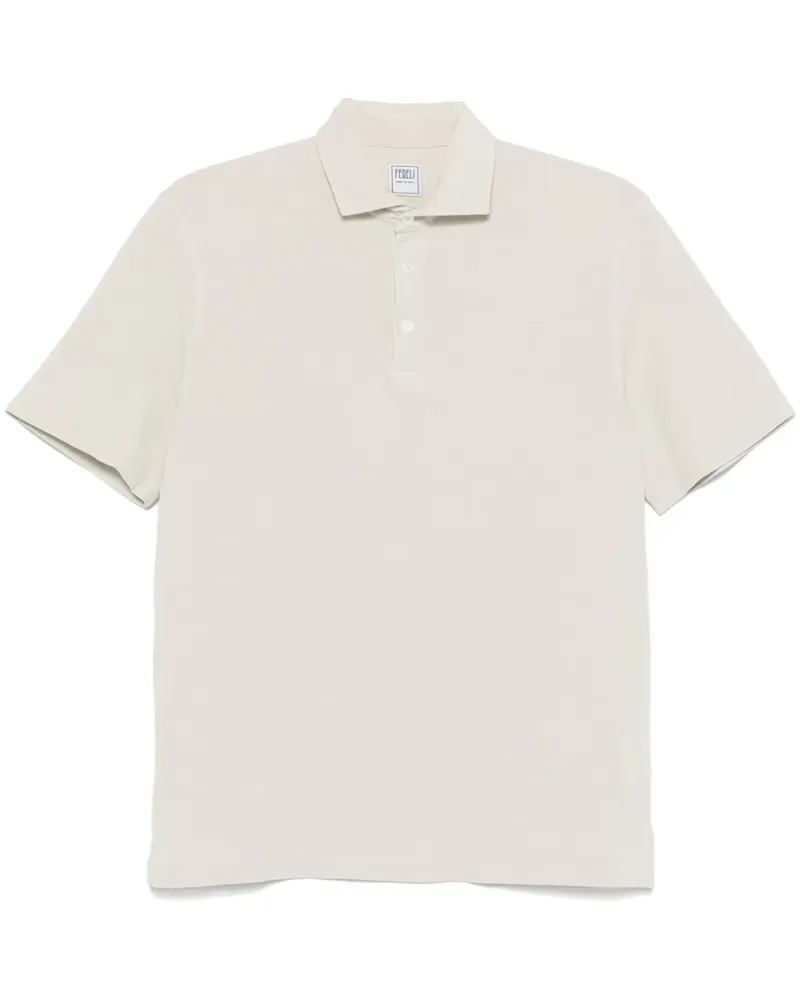 Fedeli Poloshirt aus Piqué - Nude Nude
