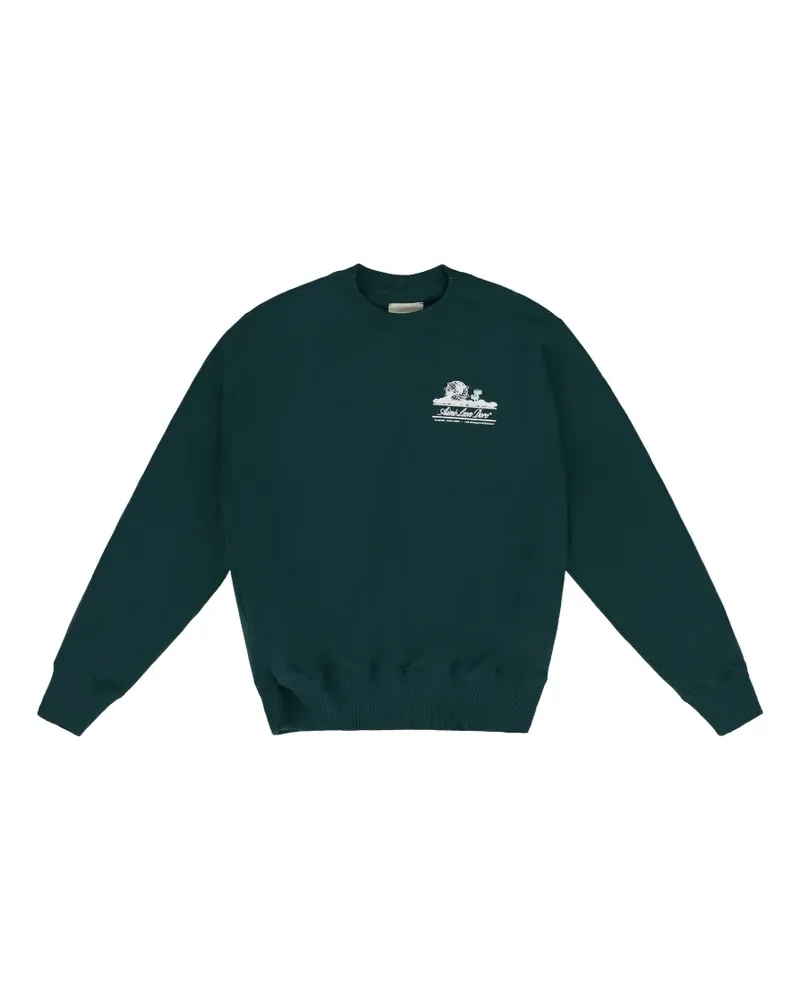Aimé Leon Dore Unisphere logo-print sweatshirt - Grün Grün