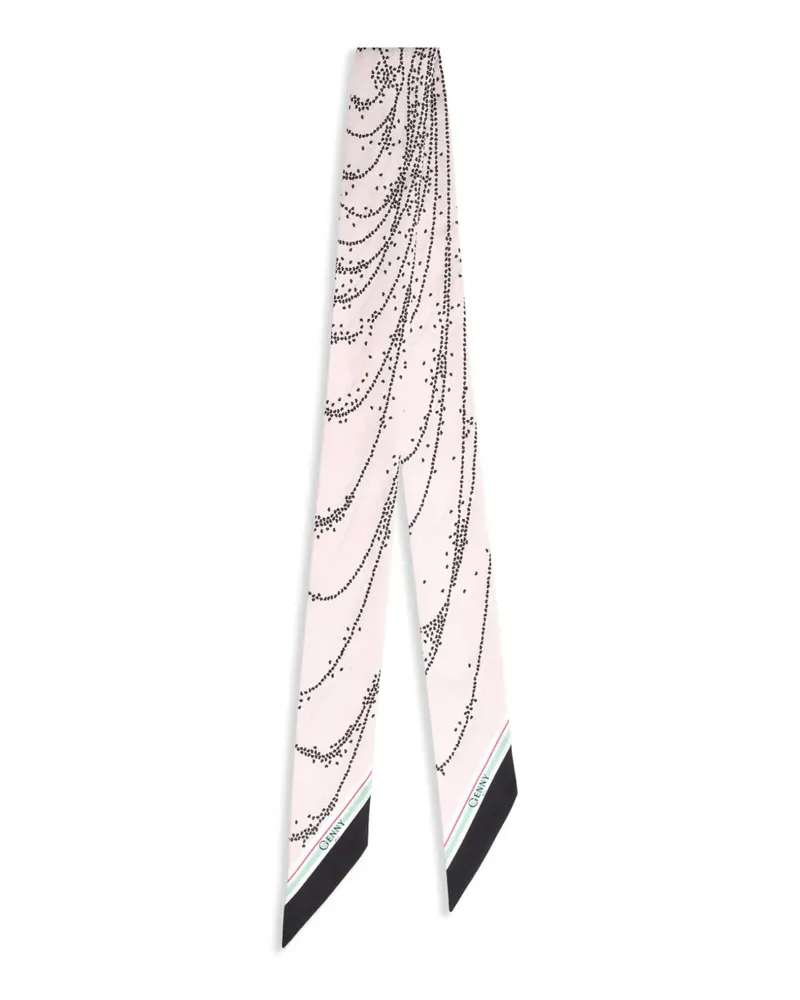 Genny Schal mit abstraktem Muster - Rosa Rosa