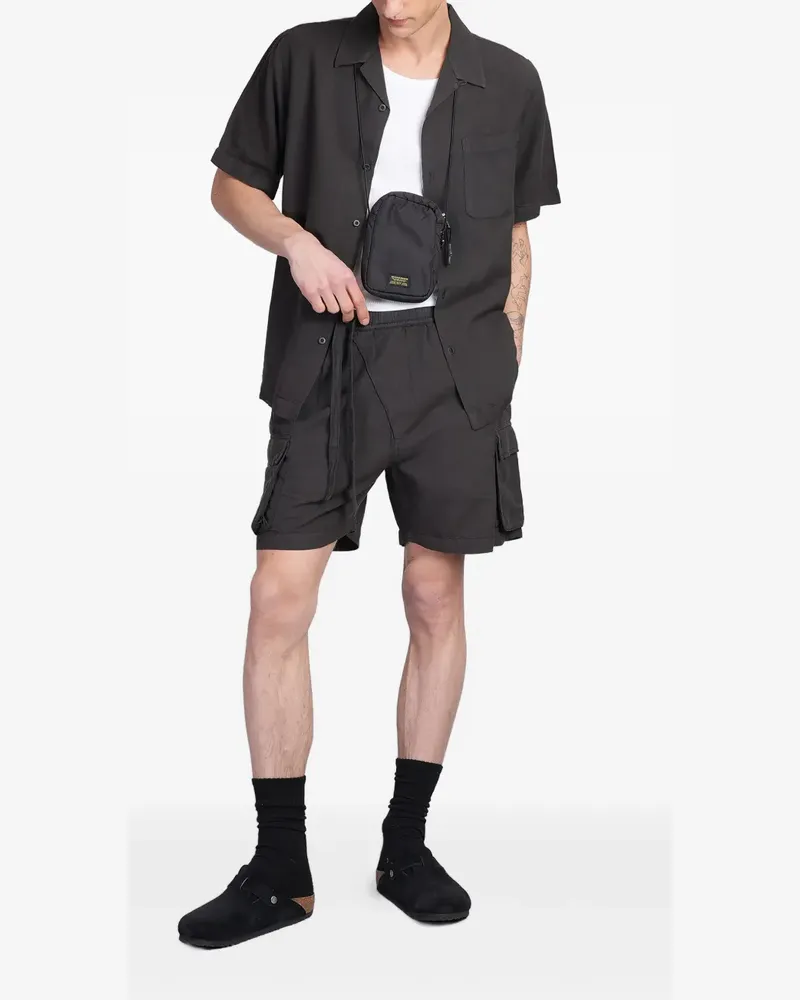 maharishi Klassische Cargo-Shorts - Schwarz Schwarz