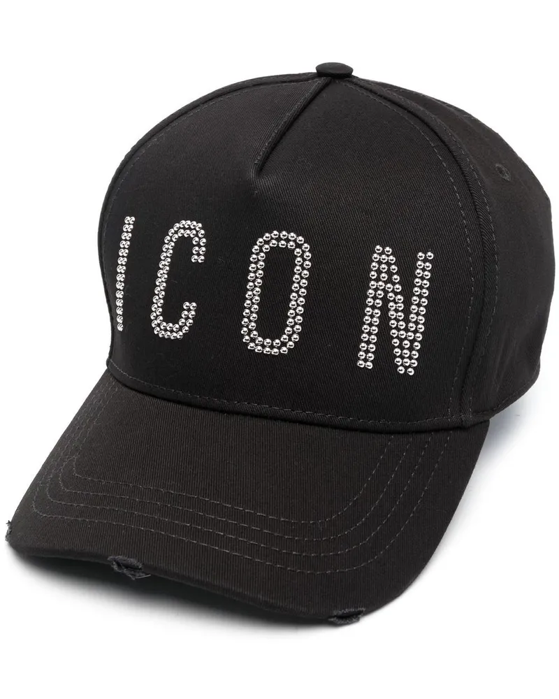 Dsquared2 Baseballkappe mit Logo - Schwarz Schwarz