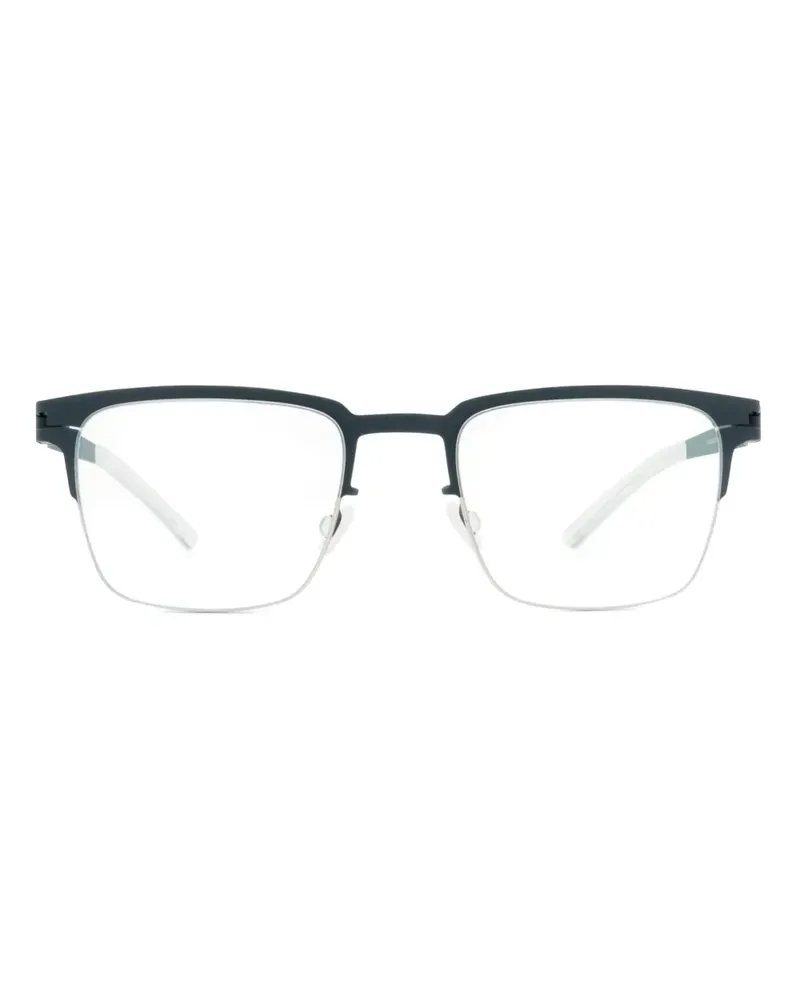 Mykita Eckige Cormac Brille - Blau Blau
