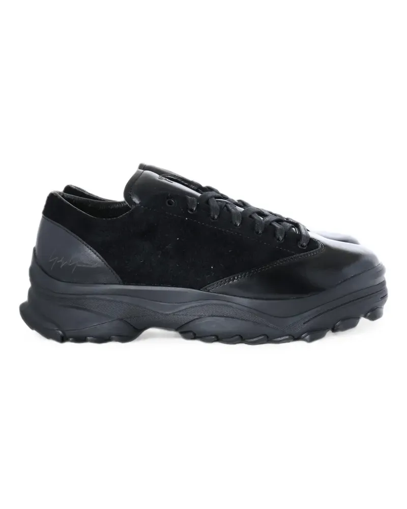 adidas Y-3 GSG9 LO paneled chunky-sole sneakers - Schwarz Schwarz