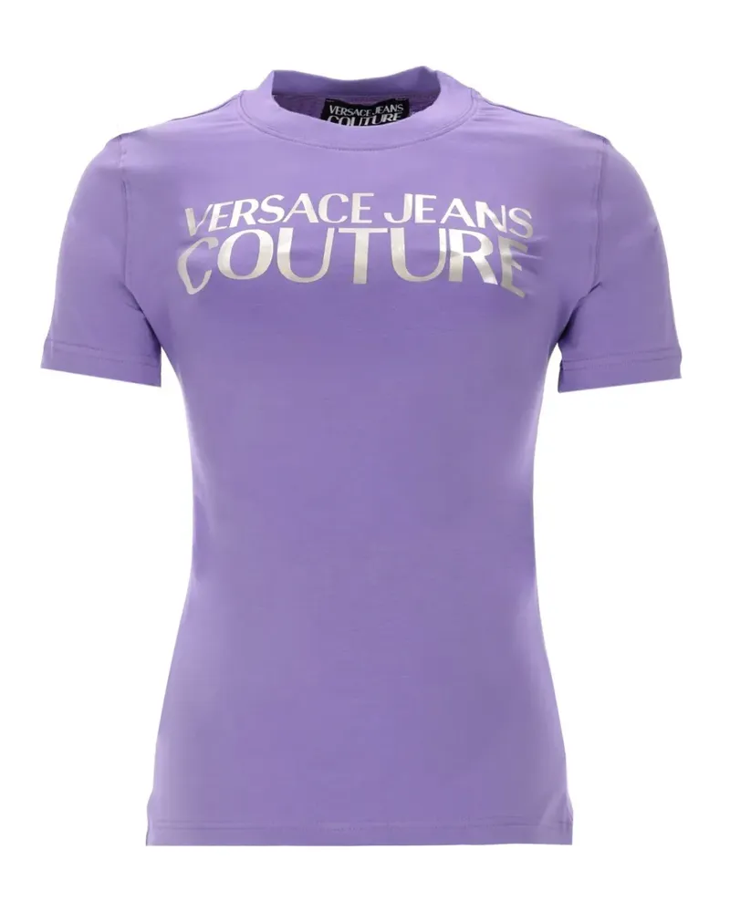 Versace Jeans logo T-shirt - Violett Violett