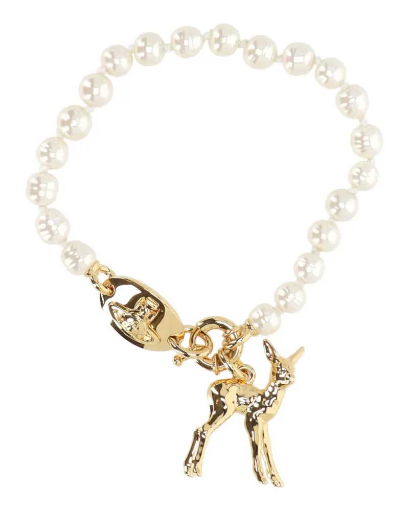 Vivienne Westwood Monette Armband mit Perlen - Gold Gold