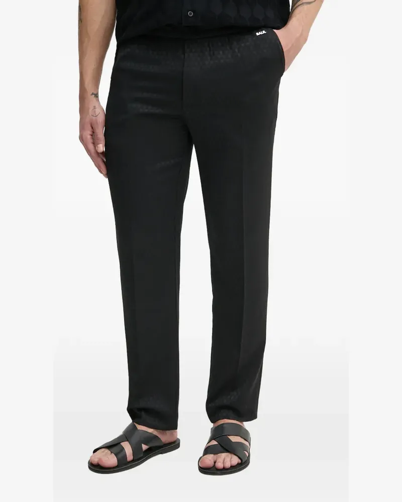 BALR. Gemusterte Hose - Schwarz Schwarz