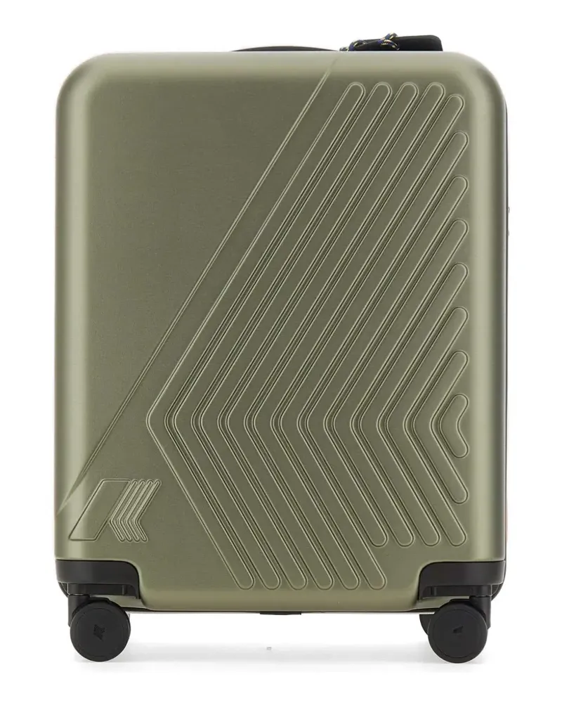 K-Way EUDOXIE embossed logo suitcase - Grün Grün