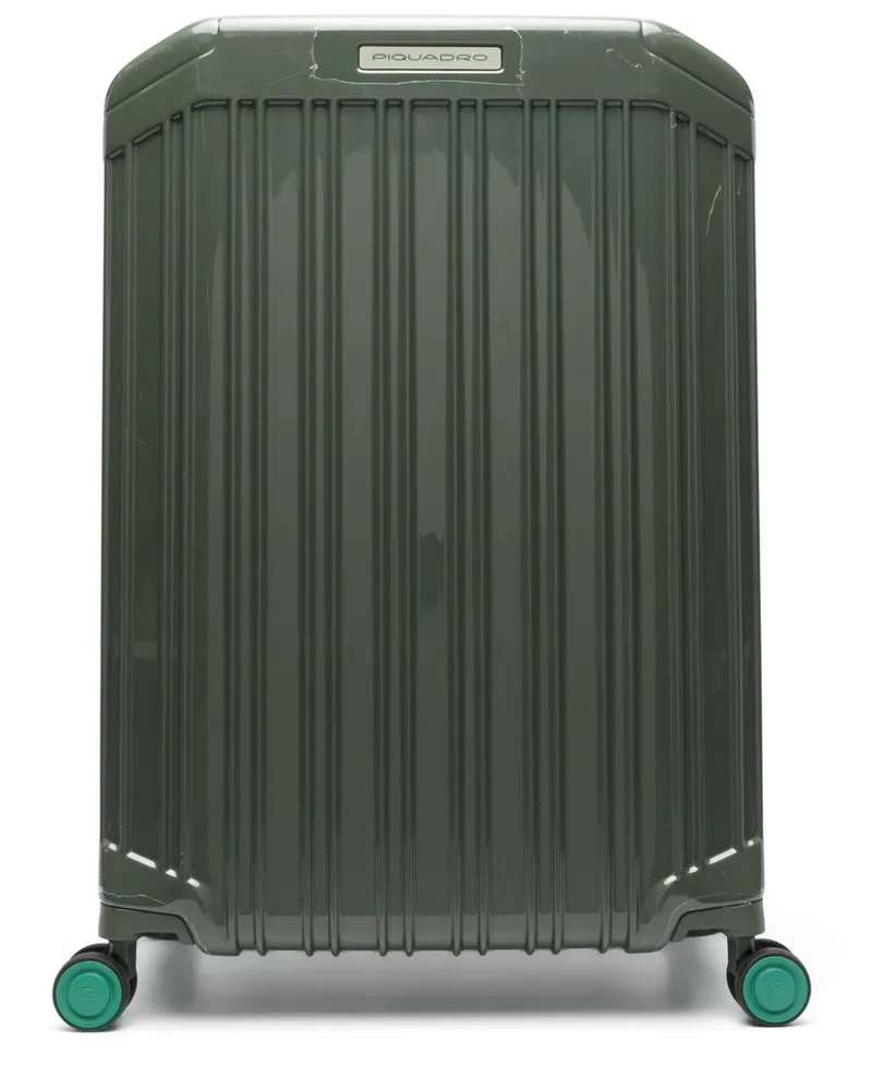 Piquadro Mittelgroßer Rollkoffer - Grün Grün