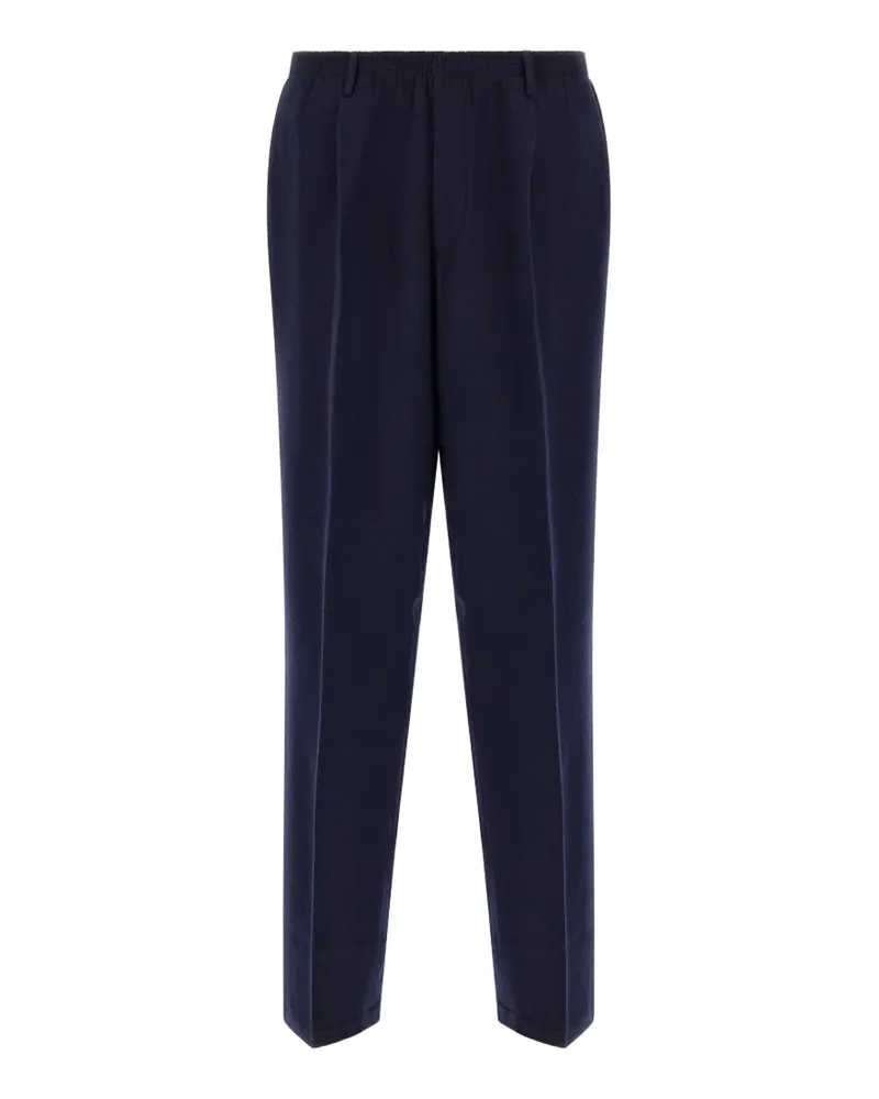 Cellar Door Straight-Leg-Hose mit Abnähern - Blau Blau