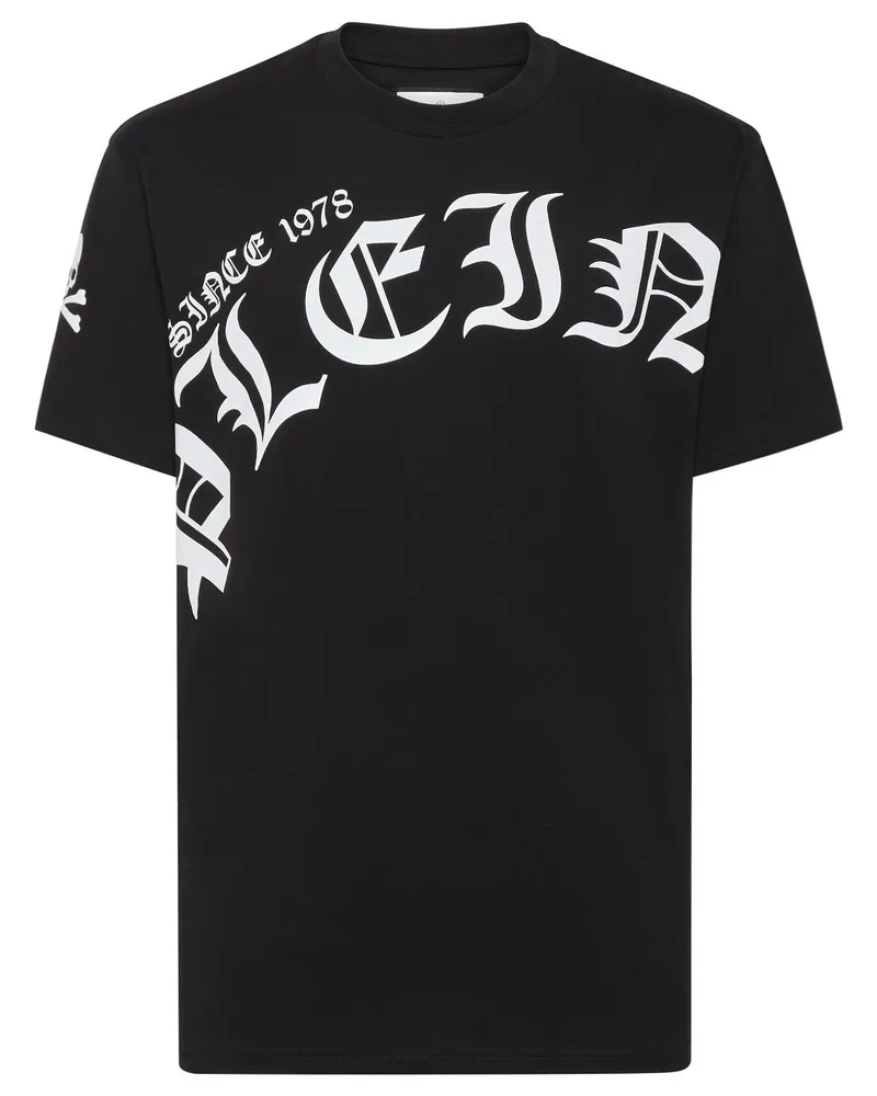 Philipp Plein T-Shirt mit Rundhalsausschnitt - Schwarz Schwarz