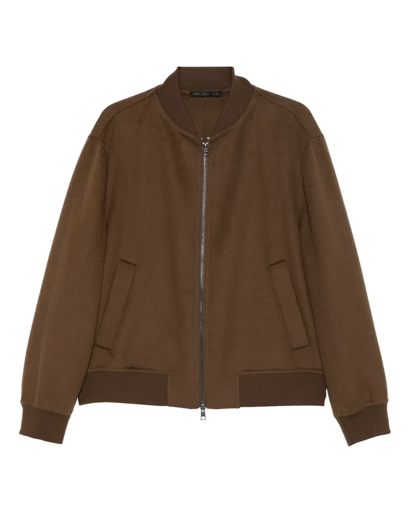 Low Brand Bomberjacke mit Reißverschluss - Braun Braun