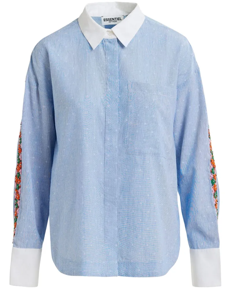 Essentiel Harkle Hemd - Blau Blau