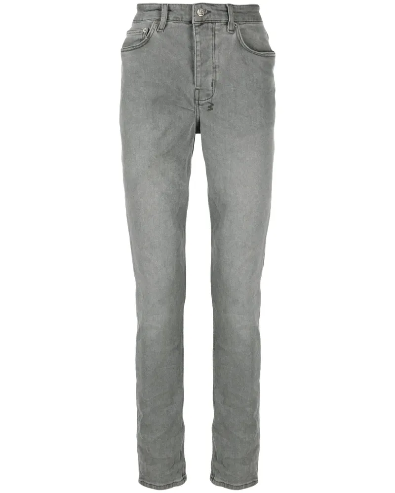 ksubi Jeans in Stone-Wash-Optik - Grau Grau