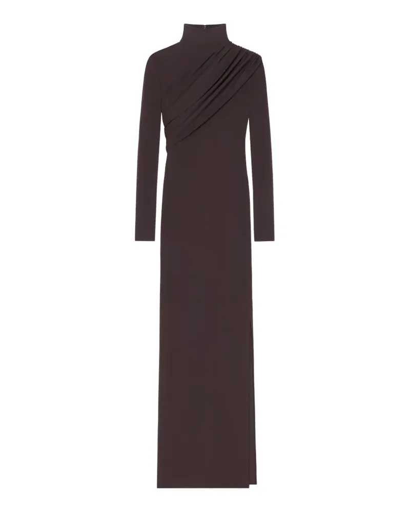 Courrèges Maxikleid aus Jersey mit Twist-Detail - Braun Braun