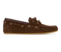 suede loafers - Braun