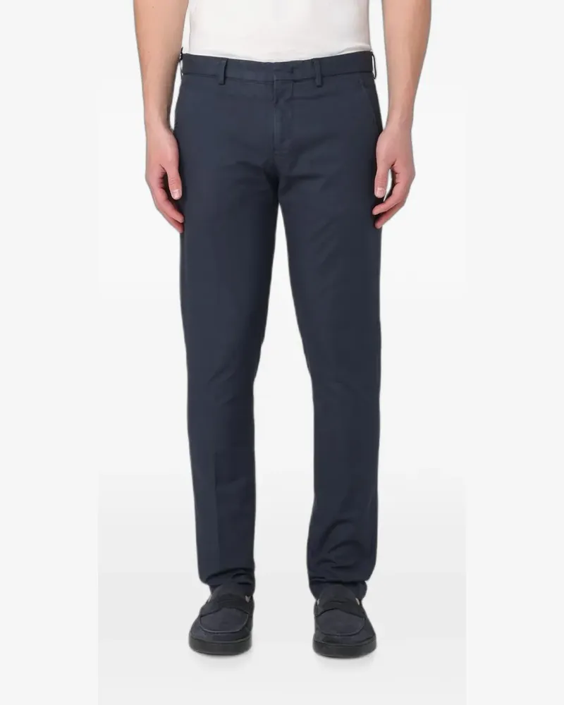 PT TORINO button-fastening chinos - Blau Blau