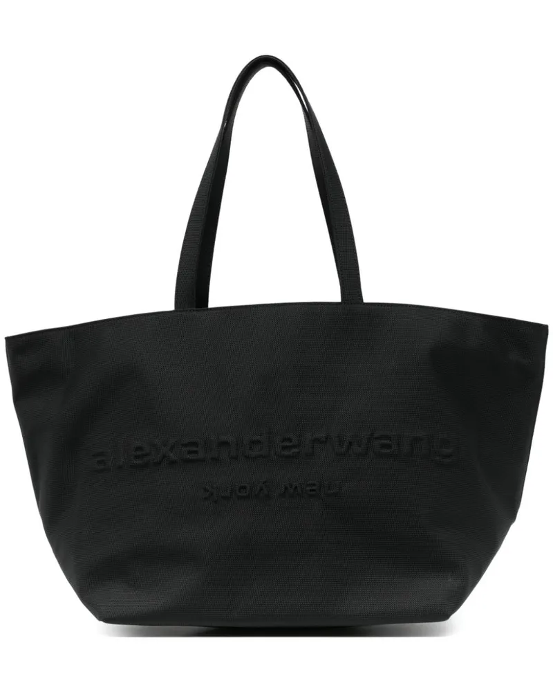 Alexander Wang Punch Handtasche mit Logo-Prägung Schwarz