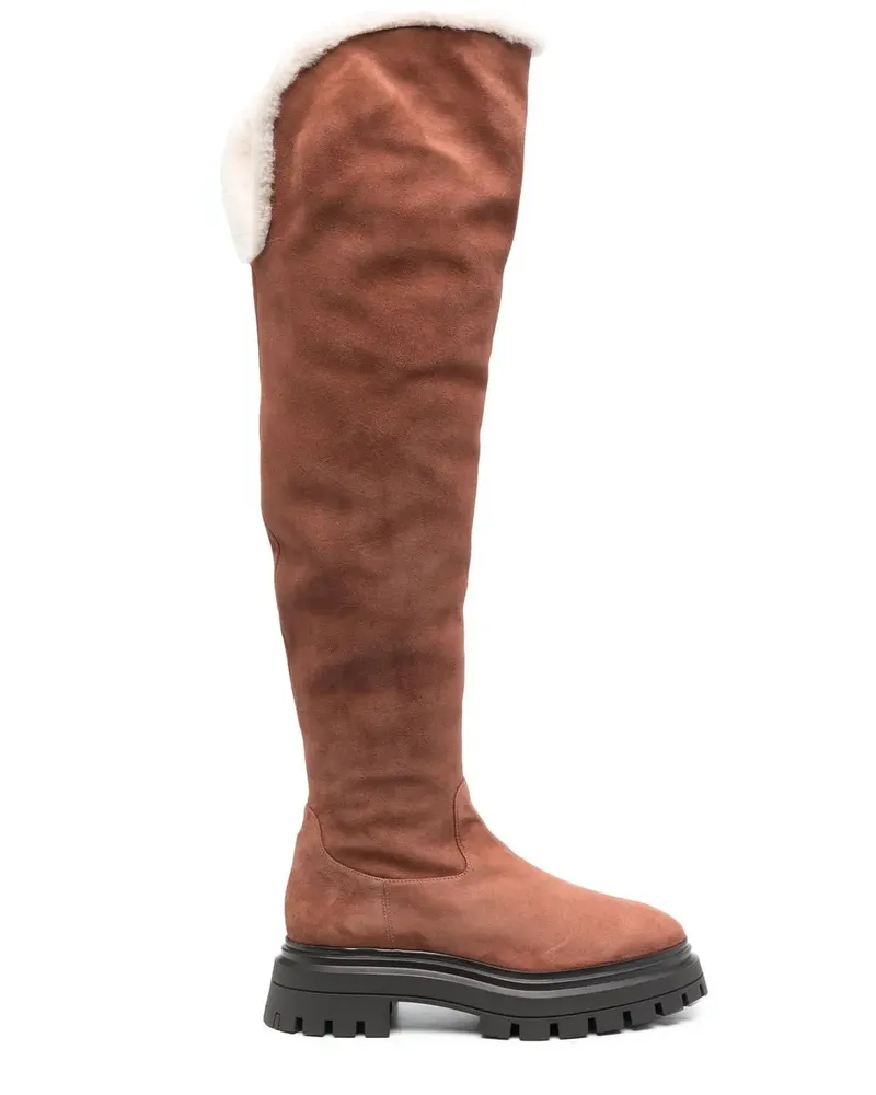 Stuart Weitzman Bedford Overknee-Stiefel - Braun Braun