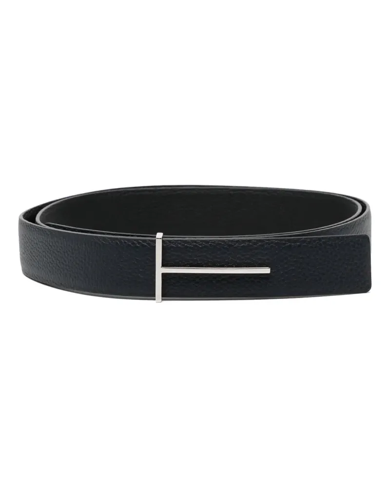 Tom Ford leather reversible belt - Blau Blau