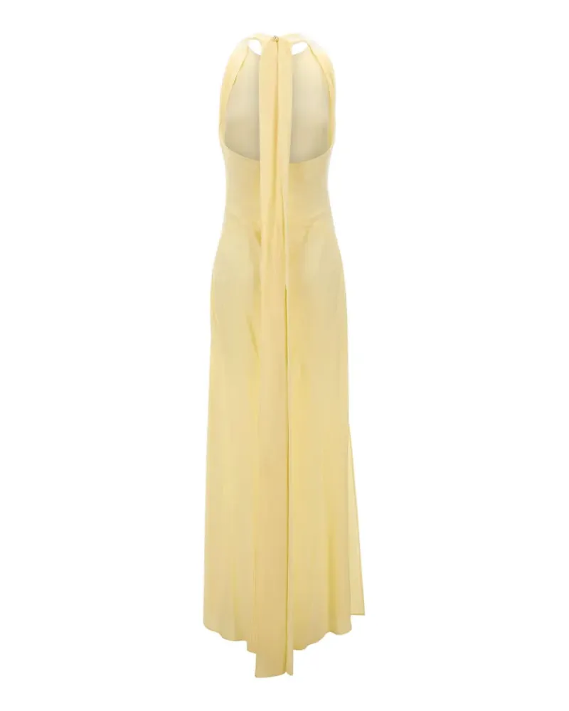 Blumarine halter neck scarf dress - Gelb Gelb