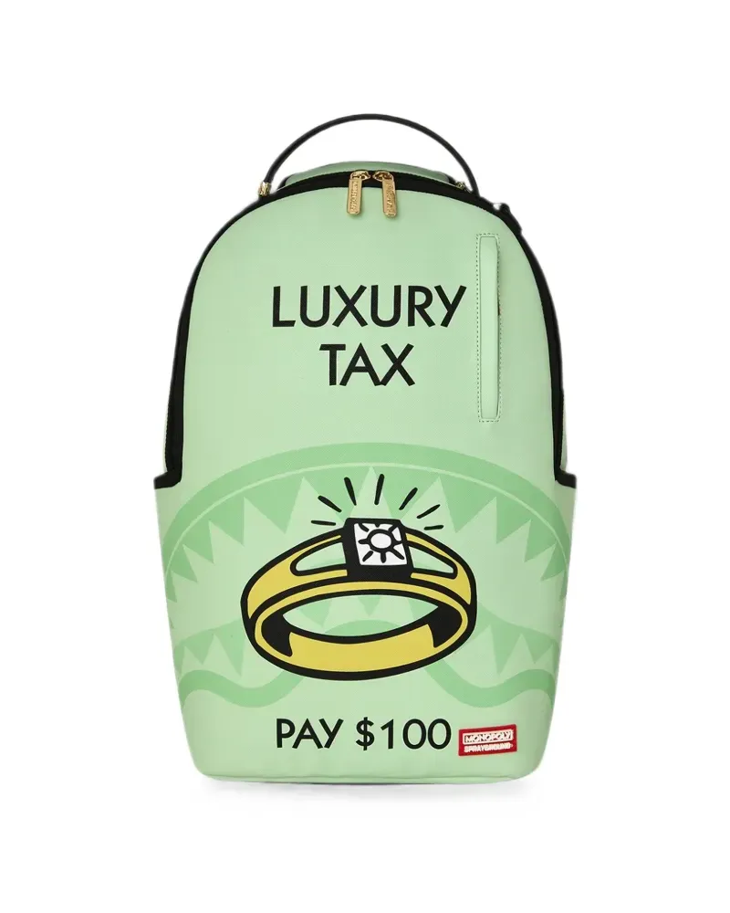 Sprayground Monopoly Paid Up Rucksack - Grün Grün