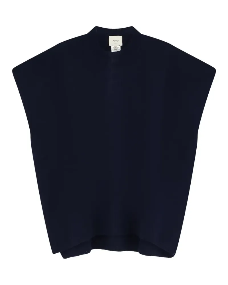 ALYSI Ärmelloser Pullover - Blau Blau