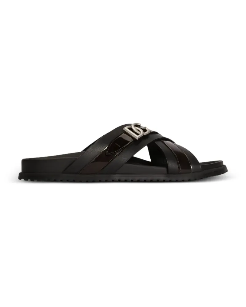 Dolce & Gabbana cowhide sandals - Schwarz Schwarz