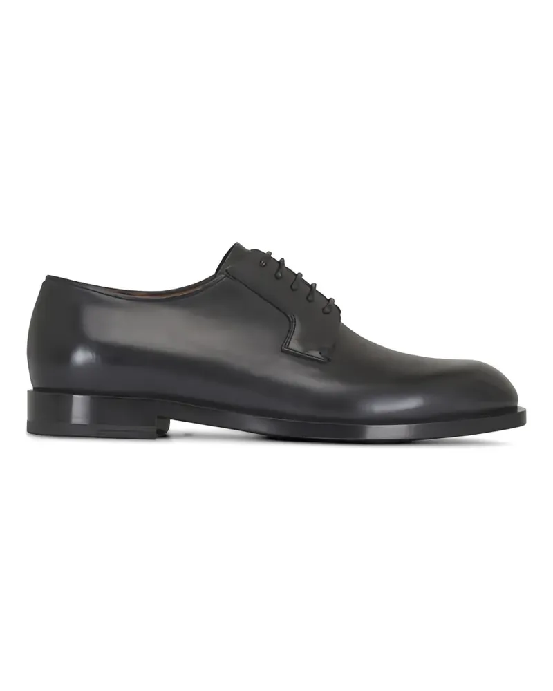 Ermenegildo Zegna leather derby shoes - Schwarz Schwarz