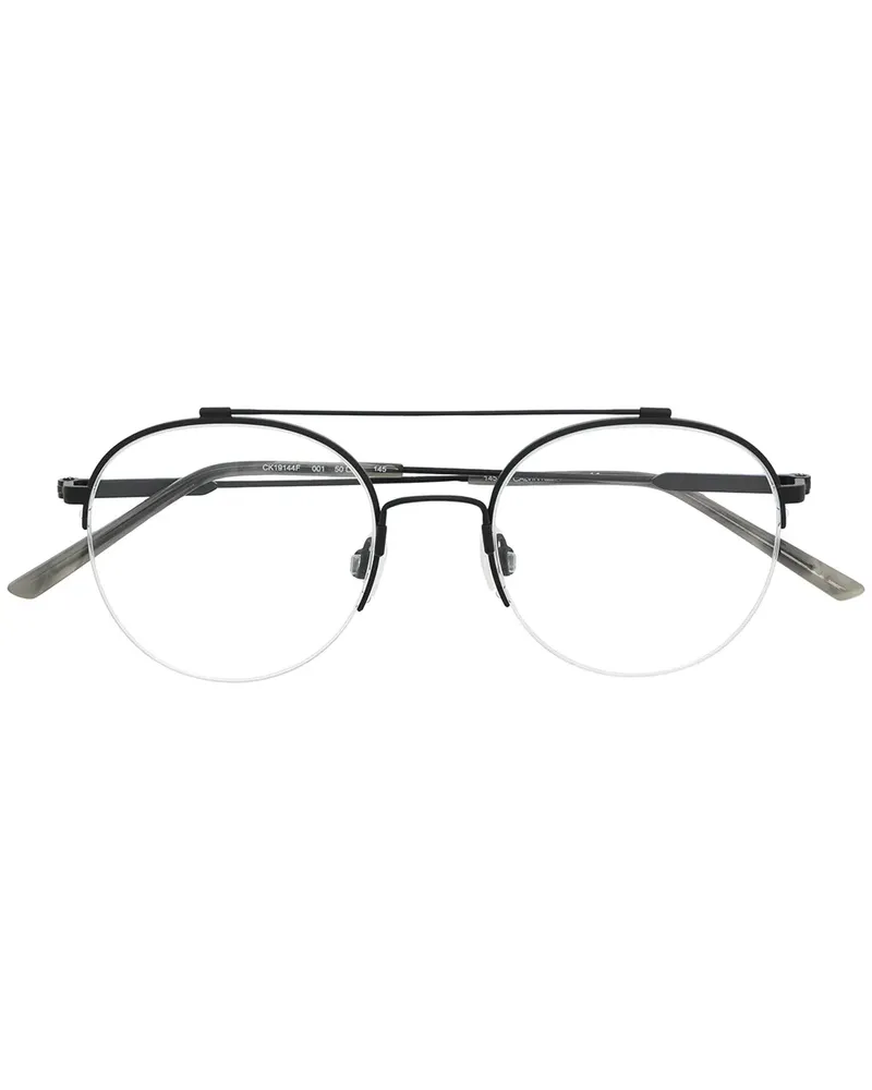 Calvin Klein Runde CK19144 Brille - Schwarz Schwarz