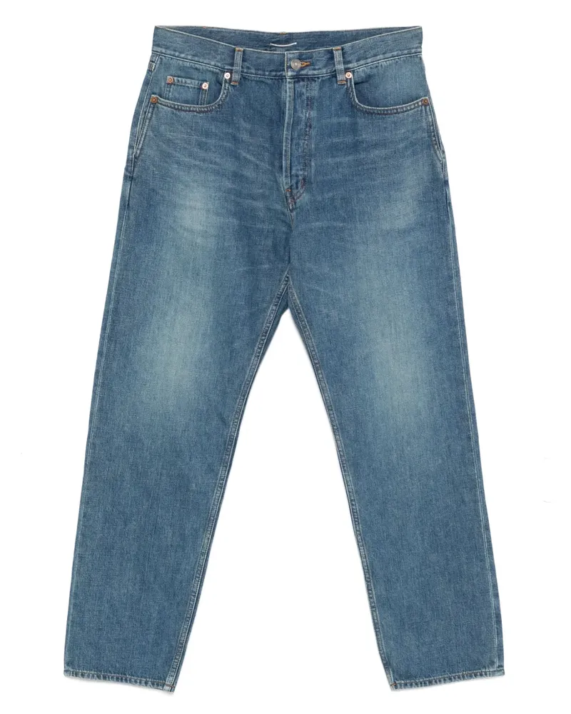 Saint Laurent Jeans mit geradem Bein - Blau Blau